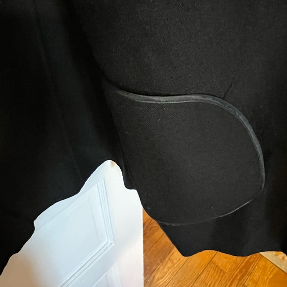 Talbots black boiled wool jacket size 16W - Picture 3 of 4